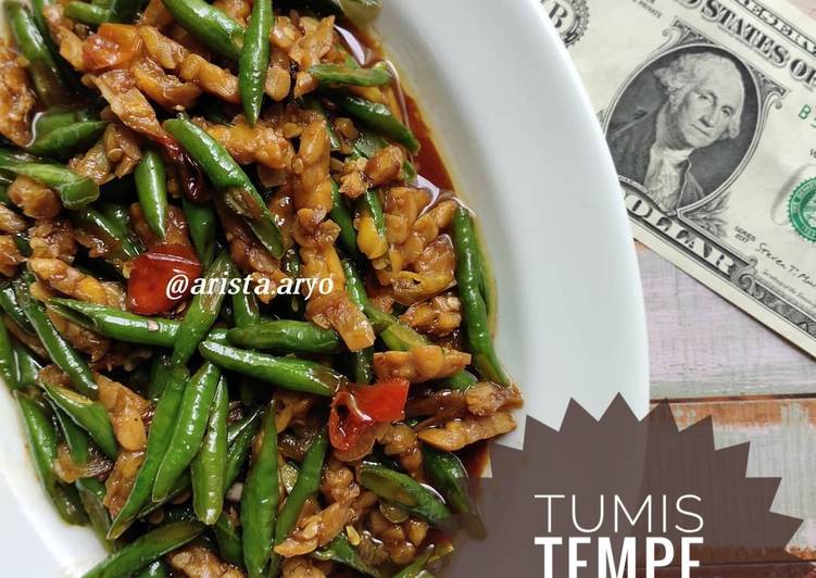 Tumis Tempe Kacang Panjang Tumis Tempe Kacang Panjang