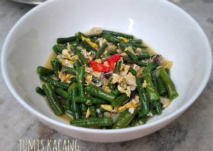 Tumis Kacang Panjang & Orek Telur