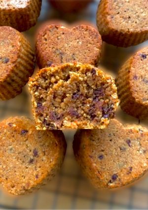 Foto di Muffin di Prugne Senza Zucchero e Gluten Free in Airfryer