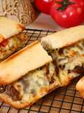 Homemade Philly Cheese Steak Sandwich