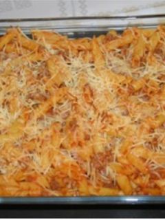 Una foto de Macarrones al horno