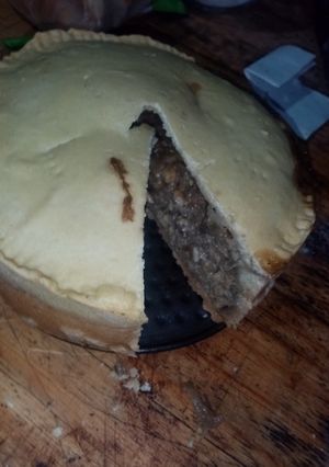 Una foto de Torta de berenjena