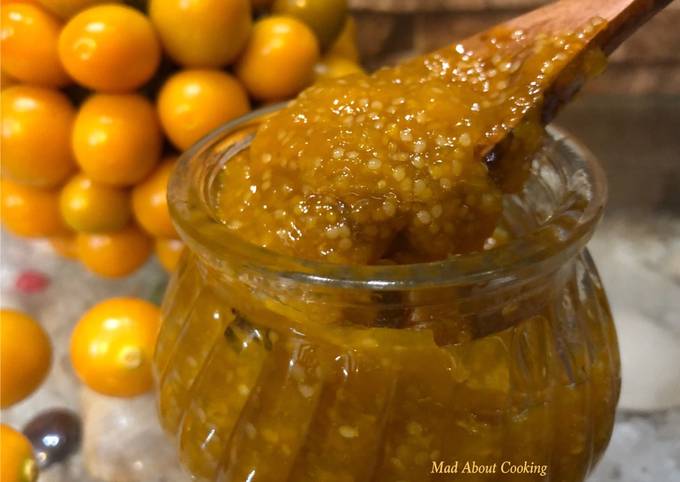 Rasbhari Jam (Cape Gooseberry Jam) – No Preservative Fruit Jam