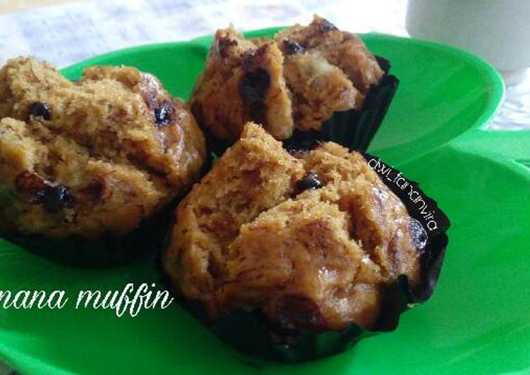 Resep Banana Muffin (tanpa telur tanpa mixer) Anti Gagal