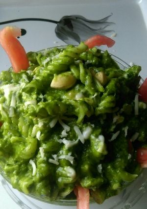 A picture of Pesto Pasta.
