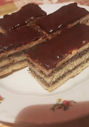 Diabetikus diós és mákos kalács, vajas kelt tésztából 👌 recept fotója