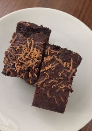 Foto resep Brownis panggang coklat mint