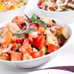 A picture of Italian Bread Salad: Panzanella.
