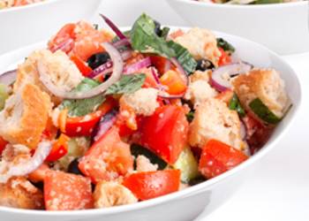 Latest Recipe Italian Bread Salad Panzanella Savory Delicious