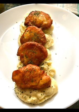 Sajtkrém bundás csirkemell recept fotója
