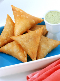 A picture of Leek Samosa.