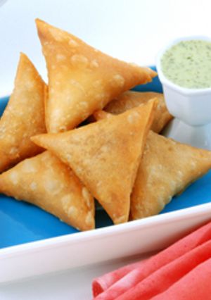 A picture of Leek Samosa.