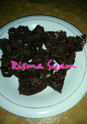 Foto resep Brownis Coklat Kukus Serba 3 Sendok (Simple)