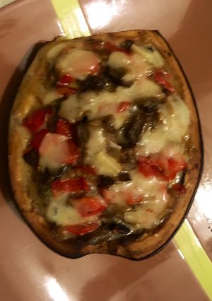 Une photo de Aubergine végétarienne