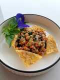 ไข่ยัดไส้ Krapow Khai Yat Sai (Thailand) telur isi ayam kemangi pedas