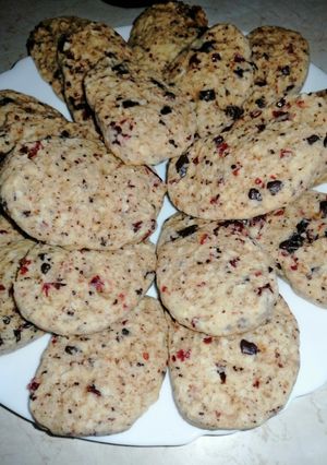 Áfonyás-csokis keksz recept fotója