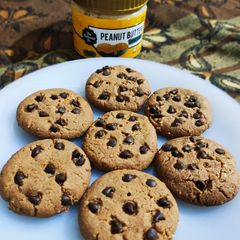 A picture of Peanut Butter Cookies (Eggless).