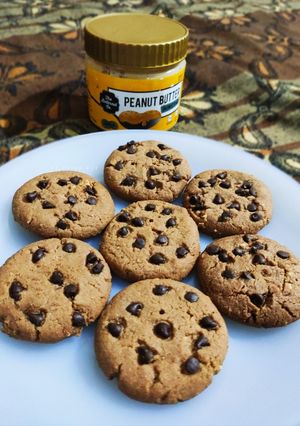 A picture of Peanut Butter Cookies (Eggless).