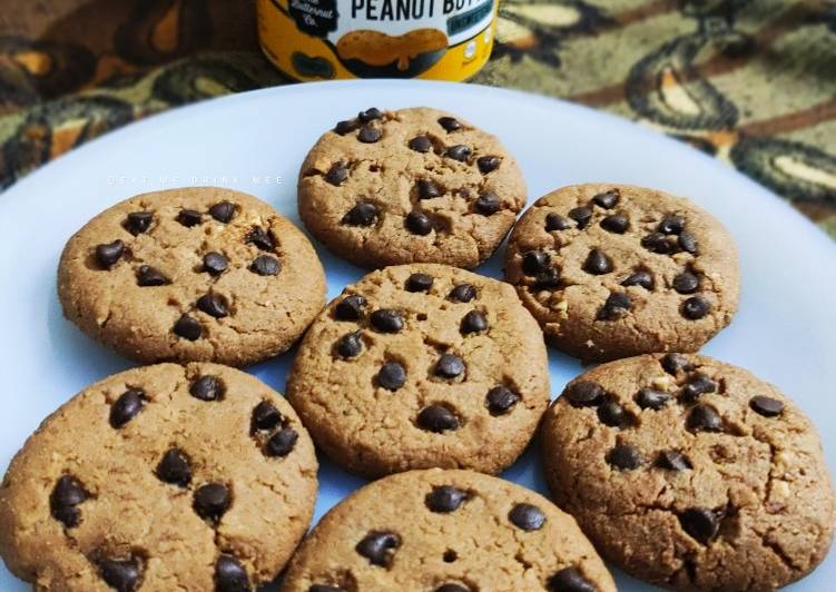 Recipe of Homemade Peanut Butter Cookies (Eggless)