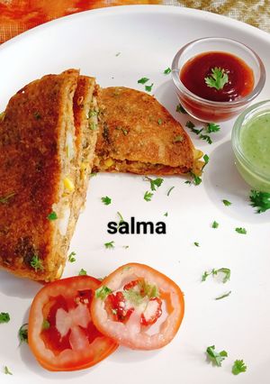 टमाटर उत्तपम सैंडविच रेसिपी मुख्य फोटो