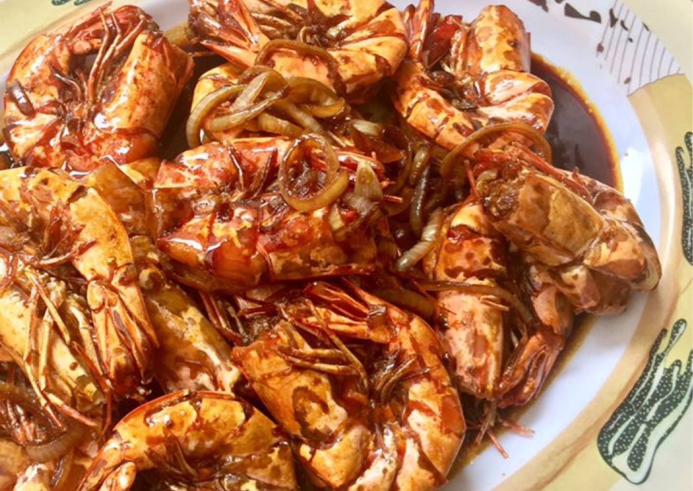 Udang Kecap ala Mama Ing