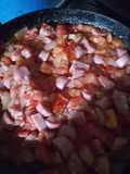 SALCHICHAS GUISADAS CON JITOMATE🍅 YCEBOLLA🧅🇲🇽