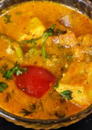 A picture of Kadai Paneer.