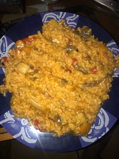 Una foto de Risotto de vieiras