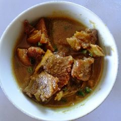 A picture of Janti Bakhro (Wedding special Goat Curry).