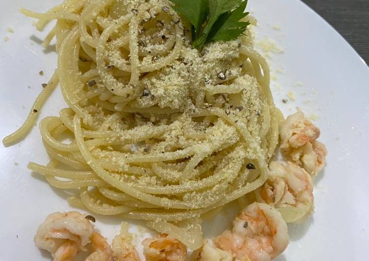Resep Homemade Spaghetti Aglio Olio (Simple Recipe), Enak