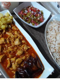 عکسی از دستور خورشت قیمه با مرغ
