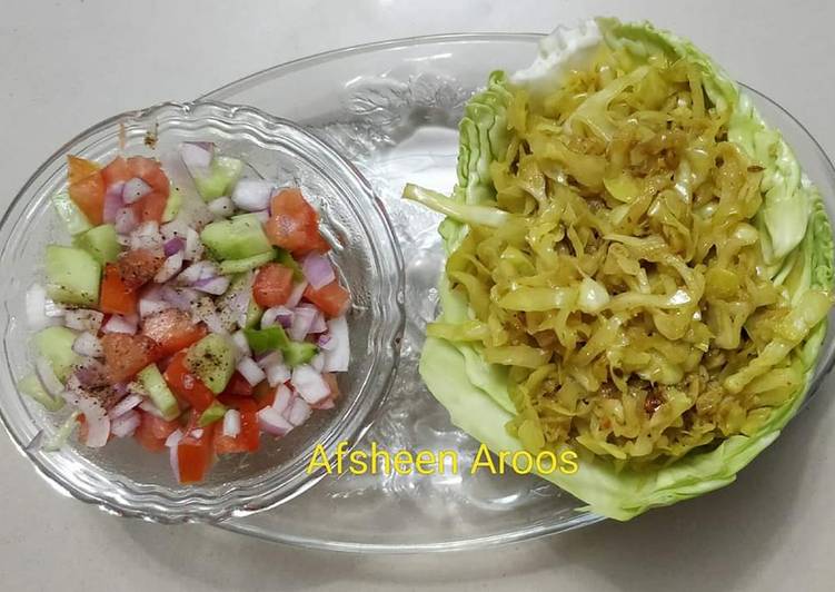 Simple Way to Make Yummy Cabbage ki Bhujiya