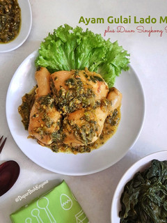 Foto resep 705. Ayam Gulai Lado Mudo plus Daun Singkong Rebus