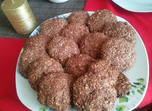 Una foto de Galletas de avena y cacao