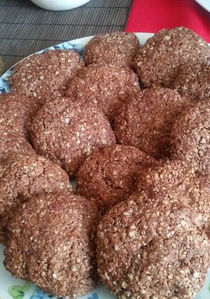 Una foto de Galletas de avena y cacao