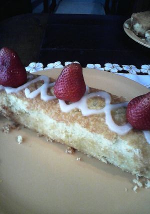 Una foto de Budín de limón a la crema sin tacc