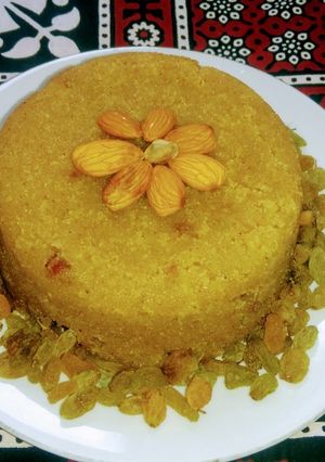 A picture of Gur Wala halwa.