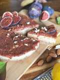 Uma maravilha (cheesecake de figos vegan)