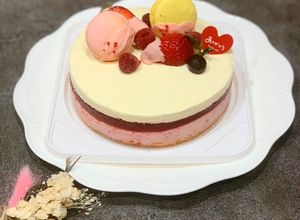 Foto resep Raspberry Cheese Cake