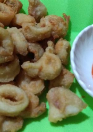 Foto resep Cumi crispy hanya 2 bahan 😁