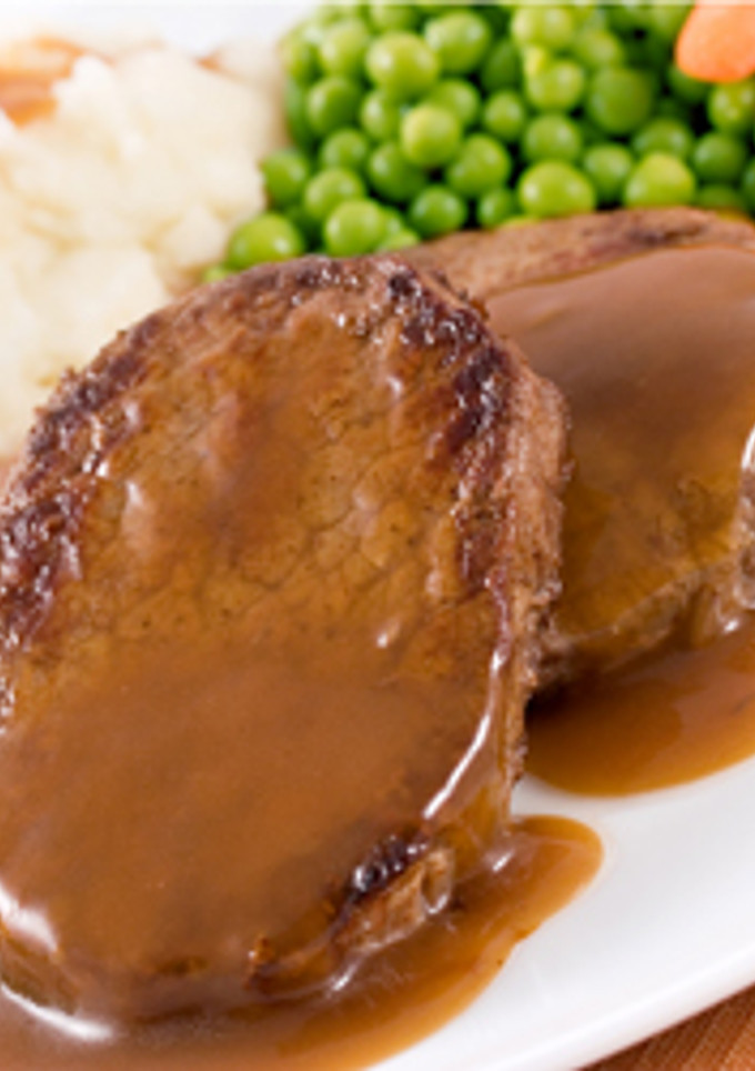 A picture of Steak with Soy Sauce.