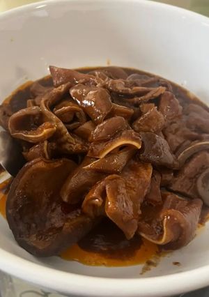 Hình của món Phá lấu khìa nước dừa.