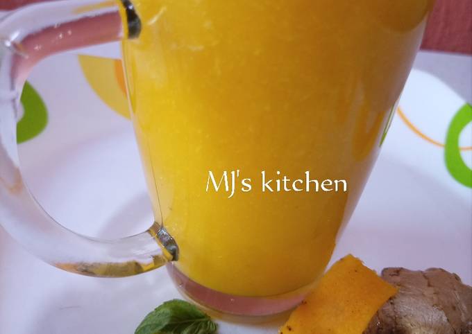 Mango mint drink Recipe