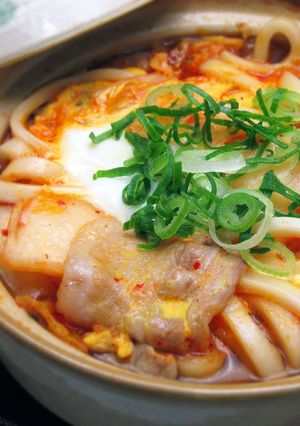 A picture of Easy Kimchi Udon Hot Pot.