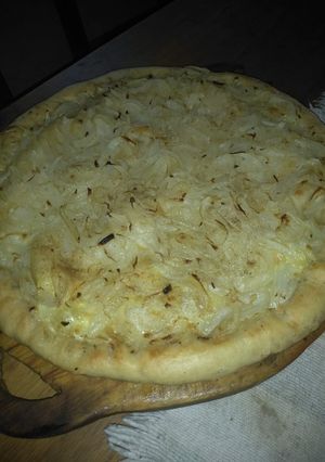 Una foto de Fugazzeta rellena