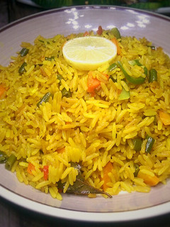 A picture of Vegetables Fried Rice.