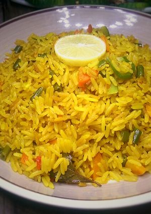 A picture of Vegetables Fried Rice.