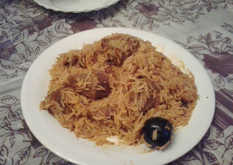 طريقة الكبسة السعودى باللحم