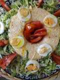 Rosca fría de arroz con mayonesa