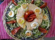 Una foto de rosca de arroz